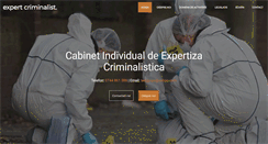 Desktop Screenshot of expertcriminalist.com