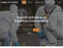 Tablet Screenshot of expertcriminalist.com